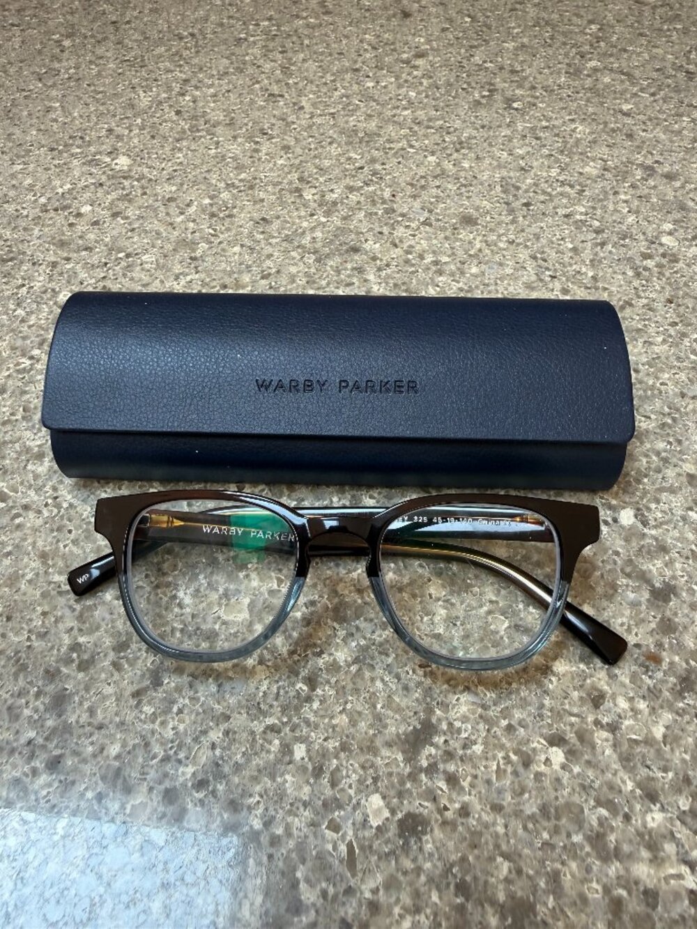 WARBY PARKER Reading GLASSES COLEY 325 45 19 140 NEW RARE NICE w/CASE